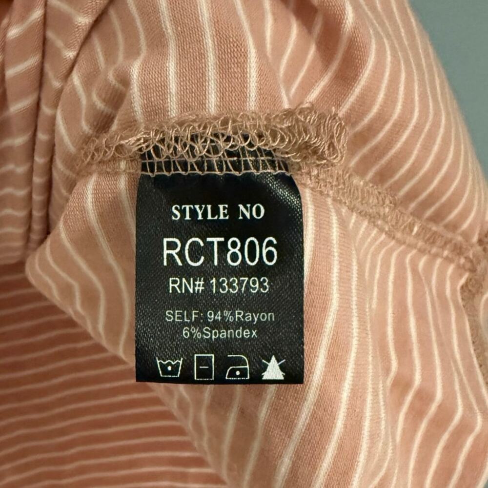 POL Distressed Striped Tee - Picture 6 of 9
